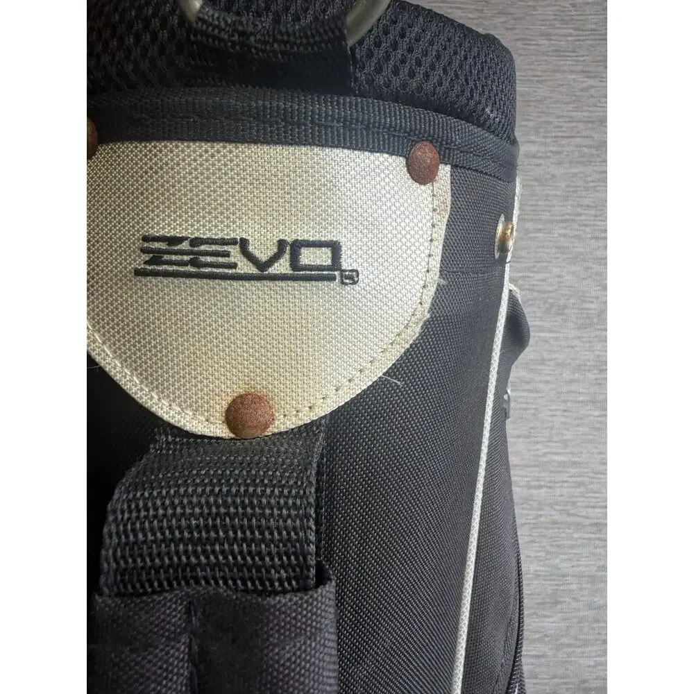 Zevo Golf 4-Way Lightweight Blue Carry Cart Golf Bag Single Strap W/Rain Cover